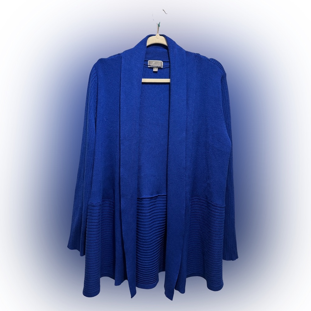 JM Collection Royal Blue Cardigan